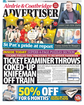 Cover of Airdrie & Coatbridge Advertiser