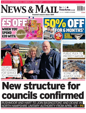 Cover of Aldershot News & Mail