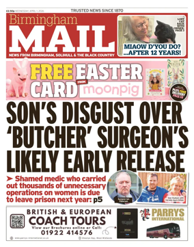 Cover of Birmingham Mail