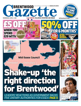 Cover of Brentwood Gazette