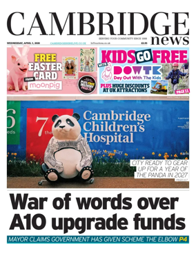 Cover of Cambridge News