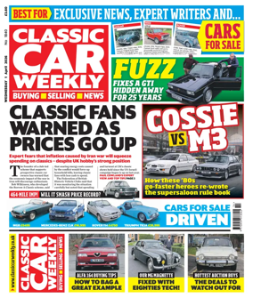 Cover of Classic Car Weekly (UK)