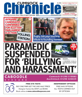 Cover of Cumnock Chronicle