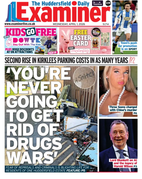 Cover of Huddersfield Daily Examiner