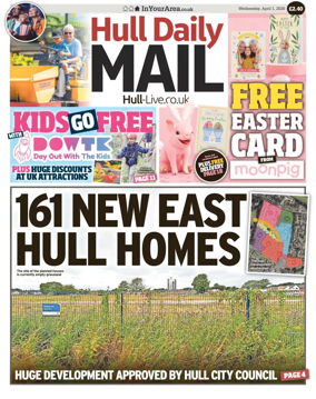 Cover of Hull Daily Mail