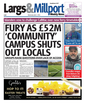 Cover of Largs & Millport Weekly News