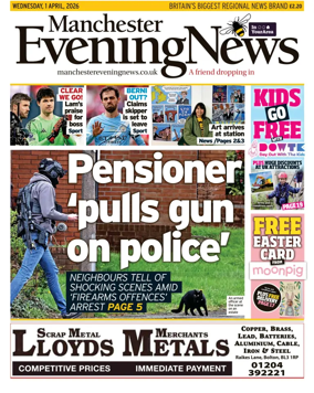 Cover of Manchester Evening News