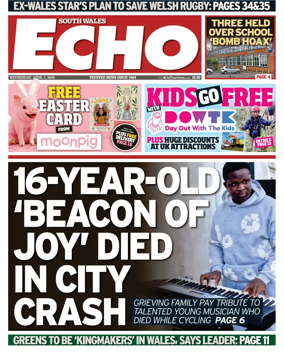 Cover of South Wales Echo