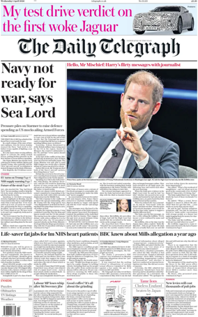 Cover of The Daily Telegraph