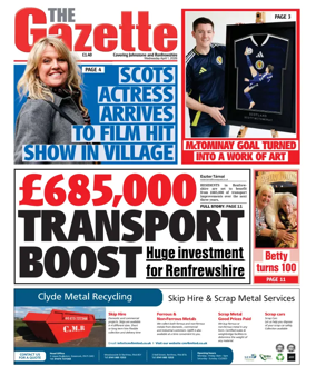 Cover of The Gazette (Scotland)