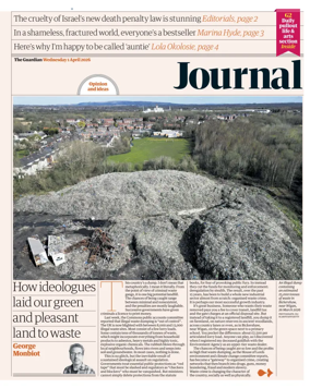 Cover of The Guardian e-paper Journal