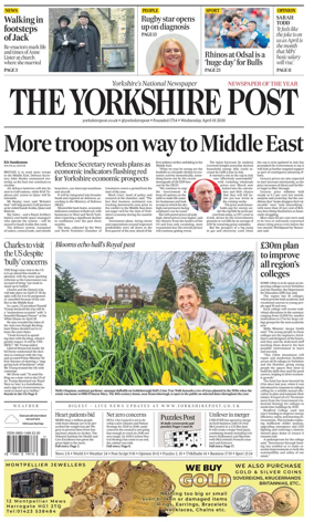 Cover of Yorkshire Post