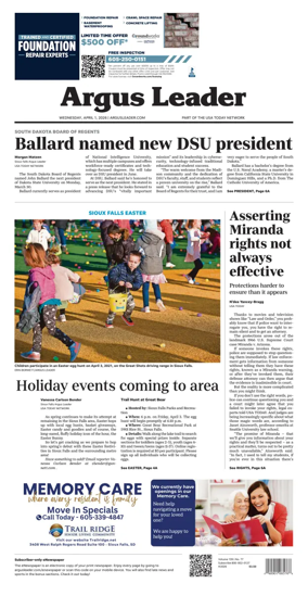 Cover of Argus Leader