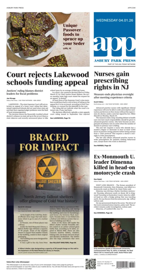 Cover of Asbury Park Press