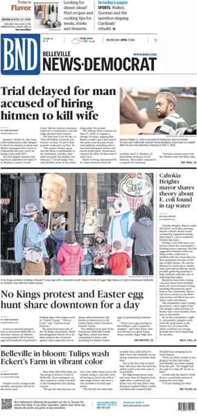 Cover of Belleville News-Democrat