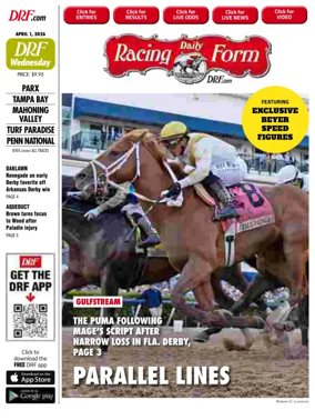 Cover of Daily Racing Form National Digital Edition