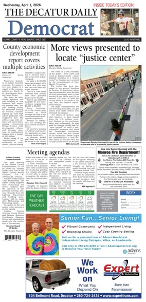 Cover of The Decatur Daily Democrat