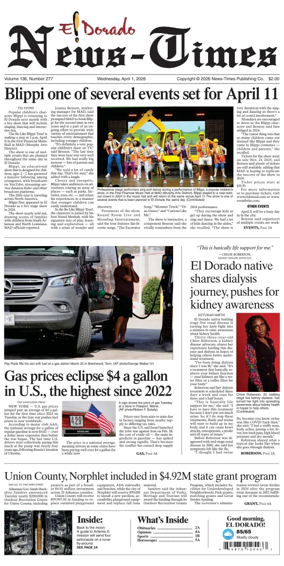 Cover of El Dorado News-Times (VCID - Camden News)