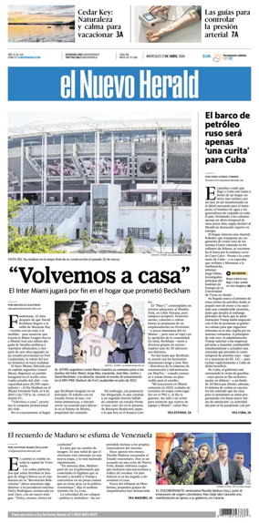 Cover of El Nuevo Herald