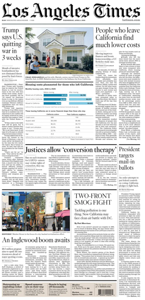 Cover of Los Angeles Times