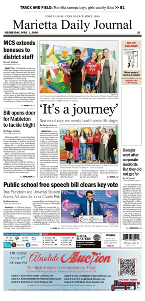 Cover of Marietta Daily Journal