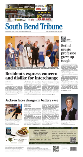 Cover of South Bend Tribune