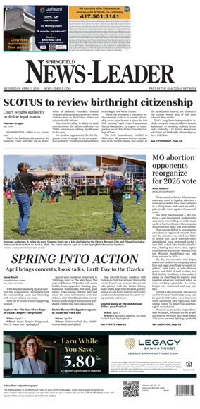 Cover of Springfield News-Leader