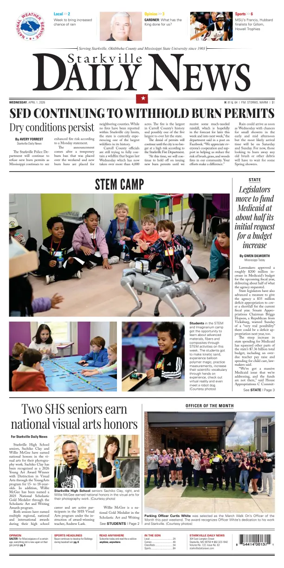 Cover of Starkville Daily News