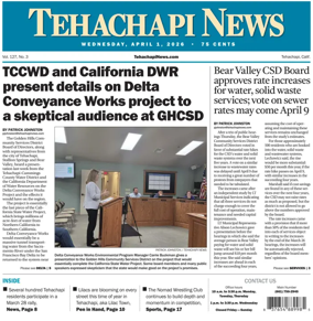 Cover of Tehachapi News