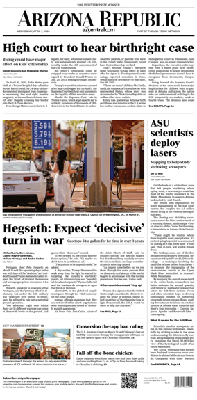 Cover of The Arizona Republic