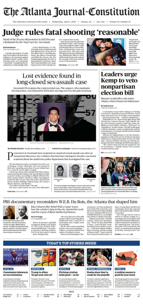 Cover of The Atlanta Journal-Constitution