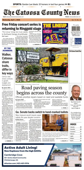 Cover of The Catoosa County News