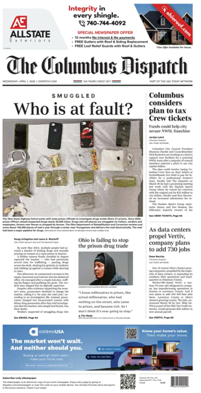 Cover of The Columbus Dispatch