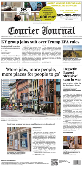 Cover of The Courier-Journal (Louisville)