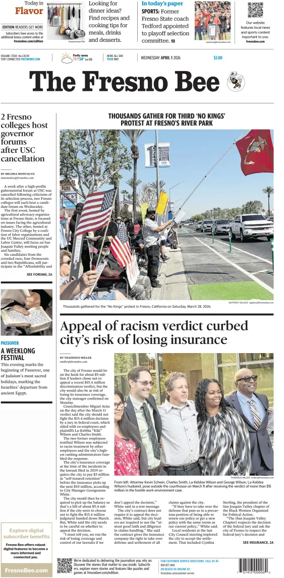 Cover of The Fresno Bee