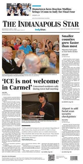 Cover of The Indianapolis Star