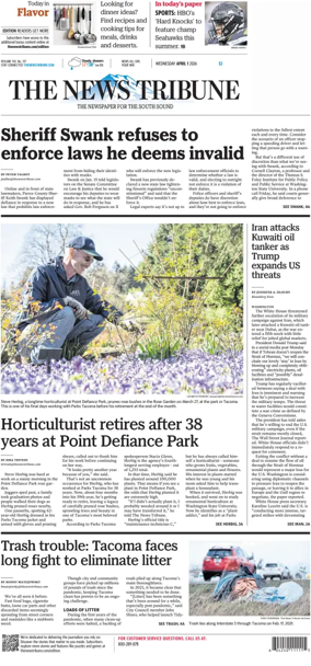 Cover of The News Tribune