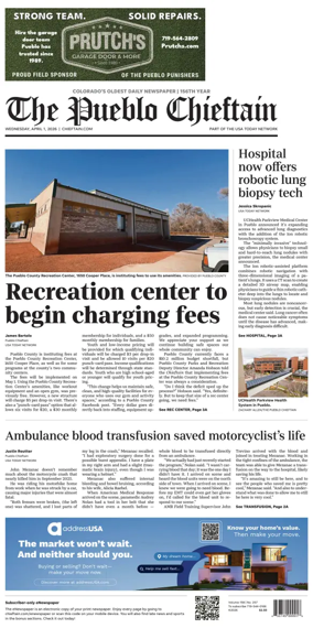 Cover of The Pueblo Chieftain