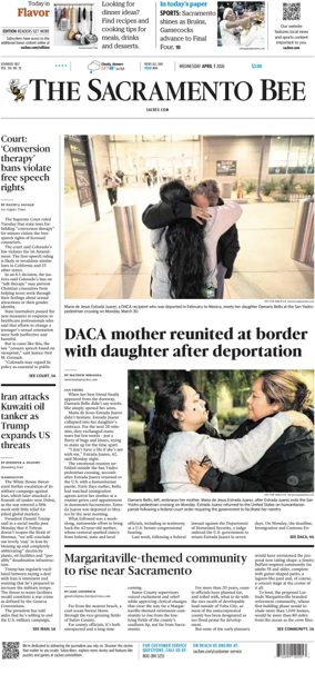 Cover of The Sacramento Bee