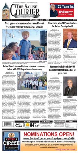 Cover of The Saline Courier