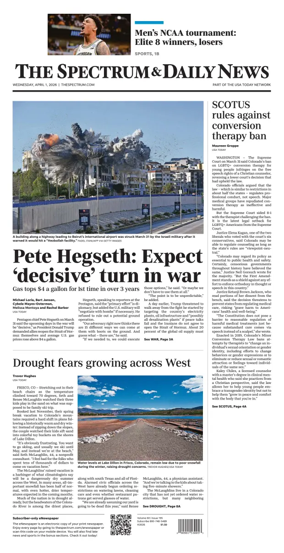 Cover of The Spectrum & Daily News