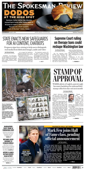 Cover of The Spokesman-Review (Spokane)