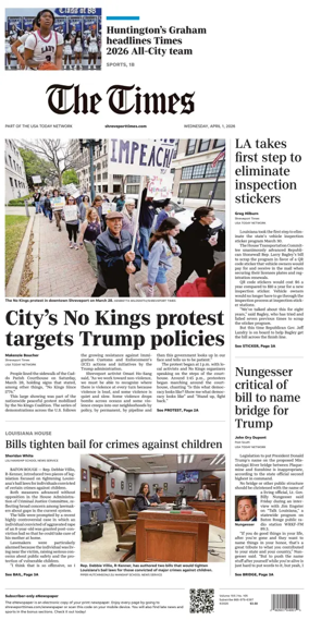 Cover of The Times (Shreveport)