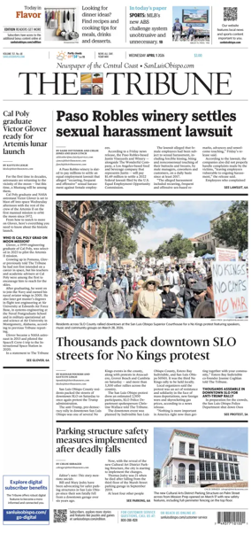 Cover of The Tribune (SLO)