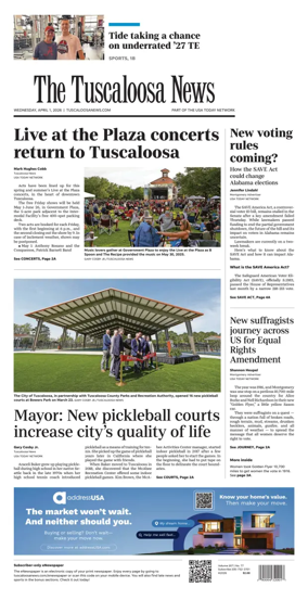 Cover of The Tuscaloosa News