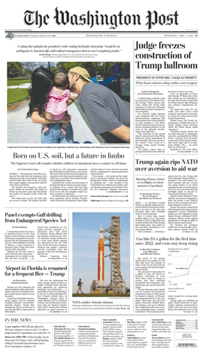 Cover of The Washington Post