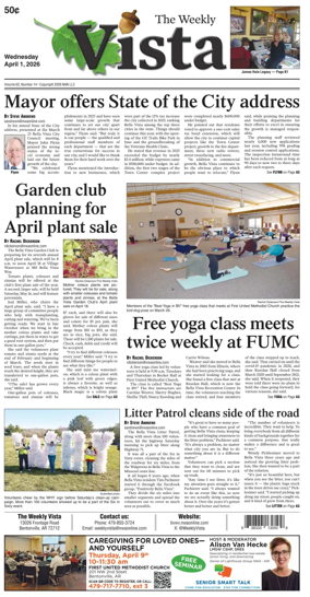 Cover of The Weekly Vista