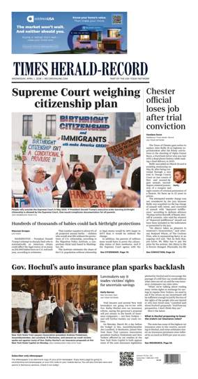 Cover of Times Herald-Record