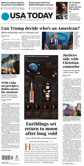 Cover of USA TODAY US Edition
