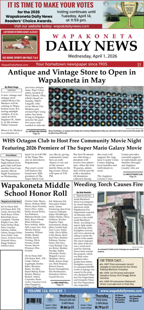 Cover of Wapakoneta Daily News